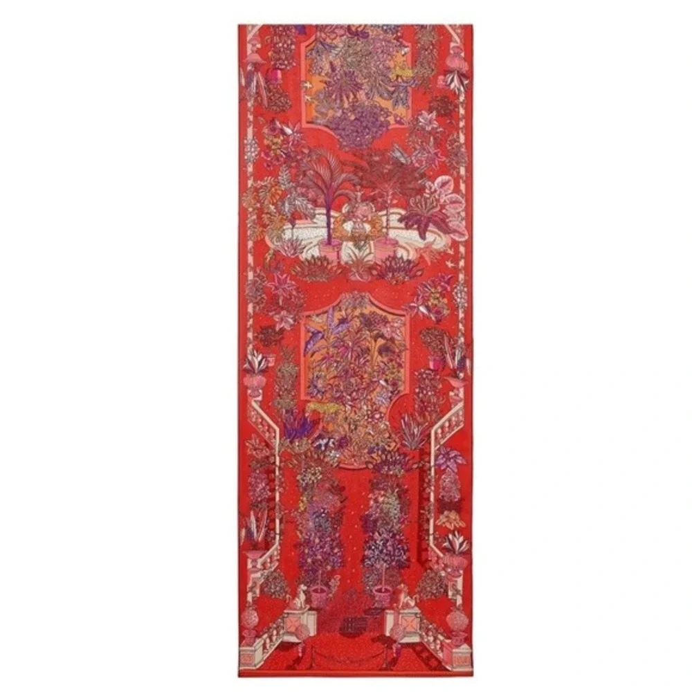 Salvatore Ferragamo RINASCIMENTO PRINT‎ SILK SCARF 15